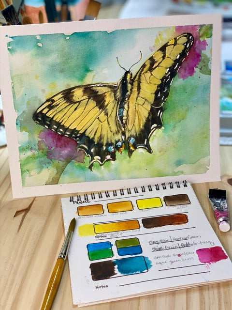 Handmade Swatch Diary by Molly of Molly's Fine Art