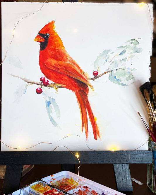 Robin Watercolor Giclée Art Print by Molly's Fine Art