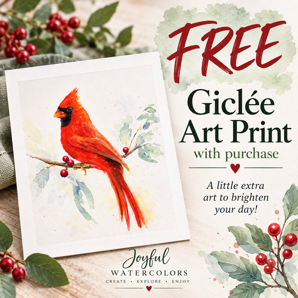 Joyful Watercolors Beginner's Art Box