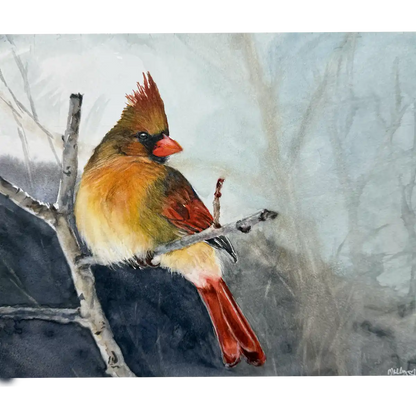Female Cardinal Wall Art Print