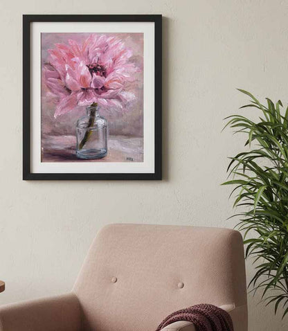 Rose Peony Wall Art Giclée Art Print by Molly's Fine Art