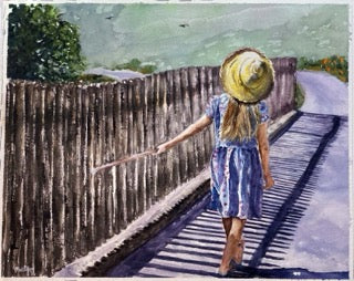 "Summer Day" Watercolor Giclée Art Print by Molly's Fine Art