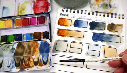 Handmade Swatch Diary by Molly of Molly's Fine Art