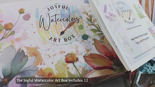Joyful Watercolor Art Box Holiday Gift